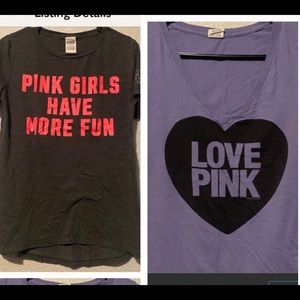 ✨Bundle Two Tops Victoria Secret Pink